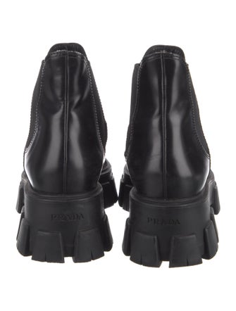 Prada Leather Chelsea Boots