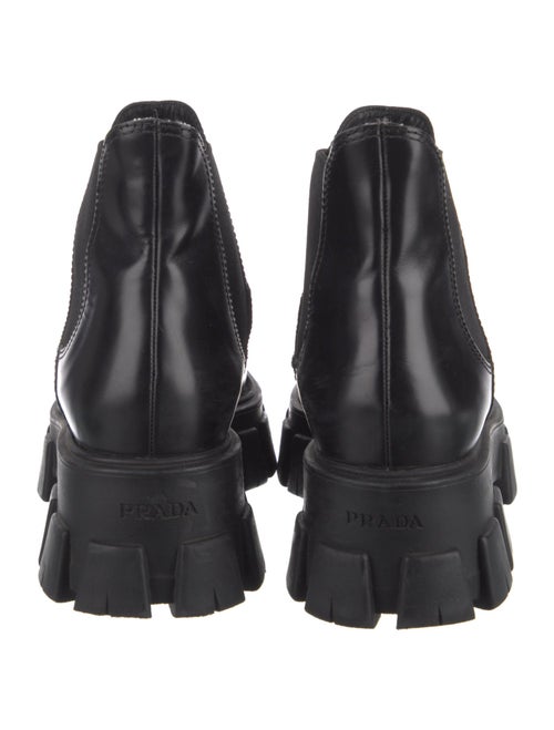 Prada Leather Chelsea Boots