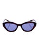 Prada Cat-Eye Tinted Sunglasses