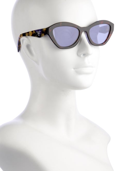 Prada Cat-Eye Tinted Sunglasses