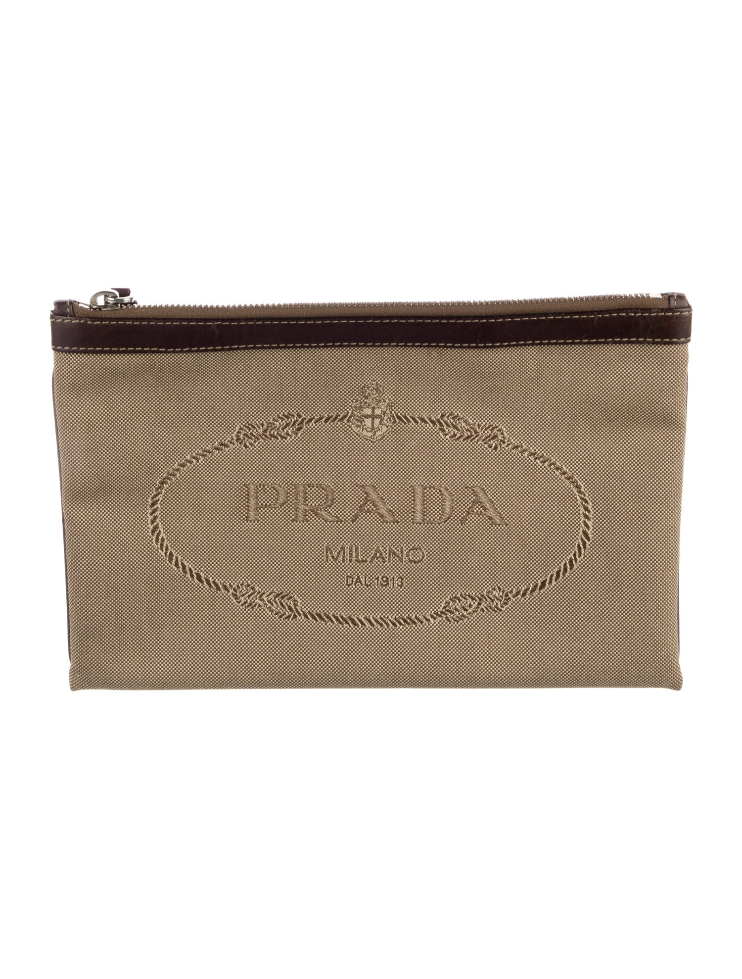 Prada Canapa Clutch