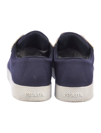 Prada Satin Colorblock Pattern Sneakers