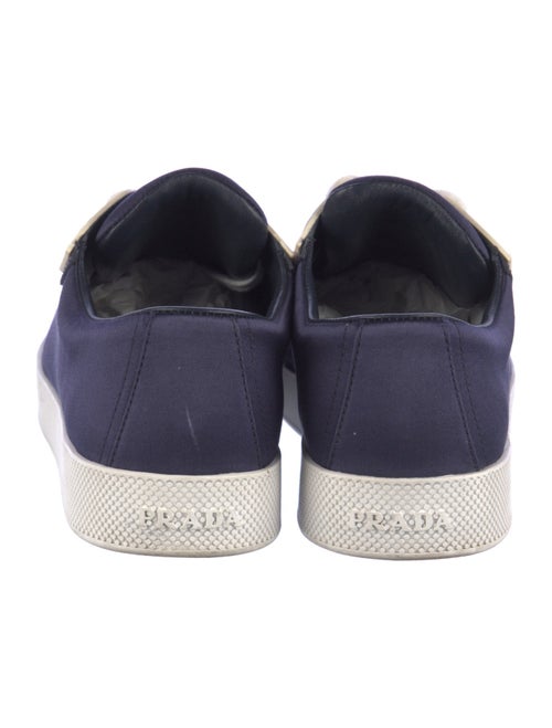 Prada Satin Colorblock Pattern Sneakers