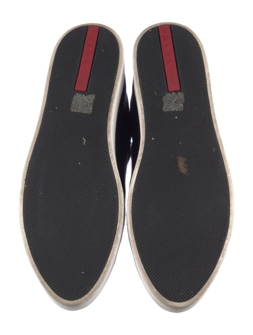 Prada Satin Colorblock Pattern Sneakers