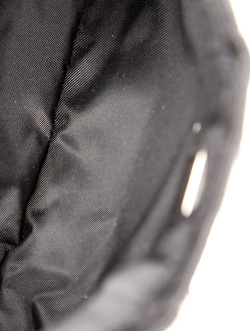 Prada Enameled Metal Triangle Belt Bag