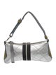 Prada Enameled Metal Triangle Top Handle Bag