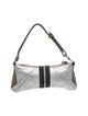 Prada Enameled Metal Triangle Top Handle Bag