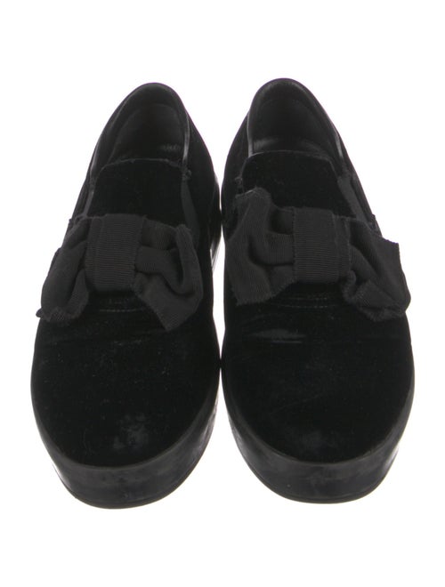Prada Velvet Bow Accents Sneakers