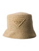 Prada 2021 Straw Bucket Hat