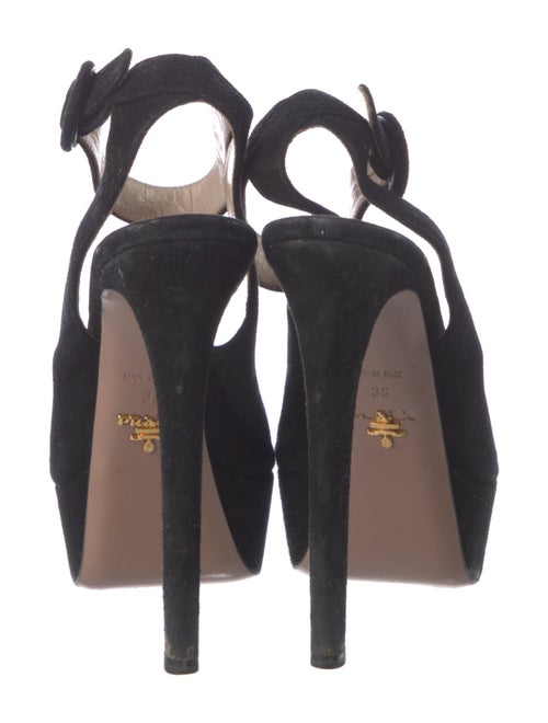 Prada Suede Slingback Pumps