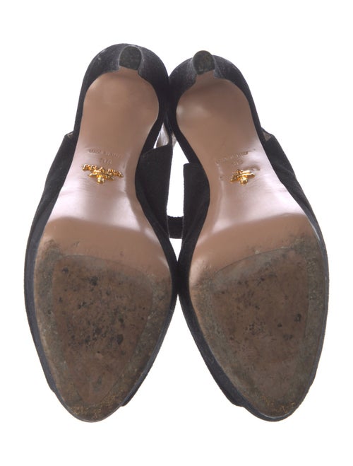 Prada Suede Slingback Pumps