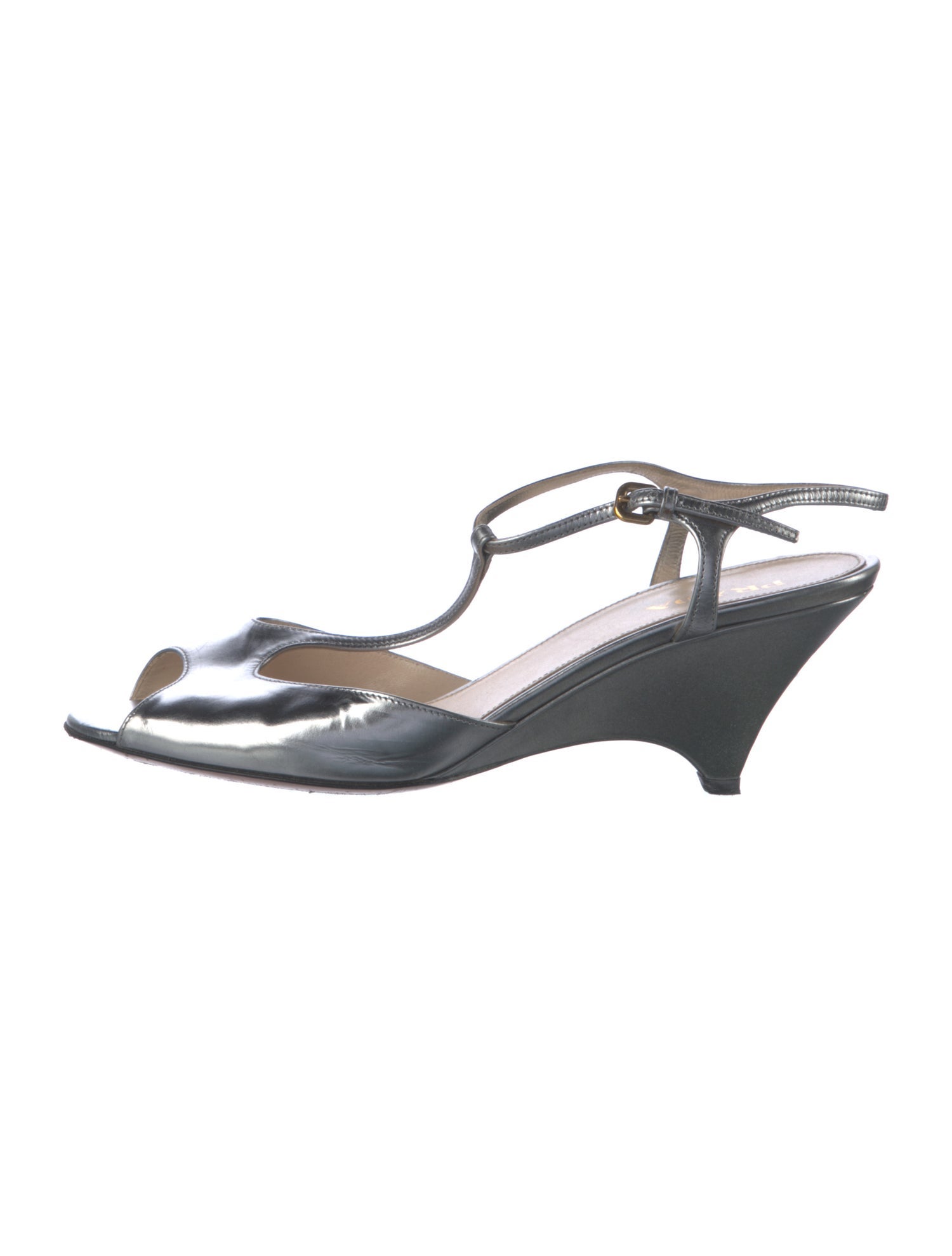 Prada Leather Slingback Sandals
