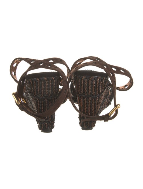 Prada Suede Lasercut Accents Espadrilles