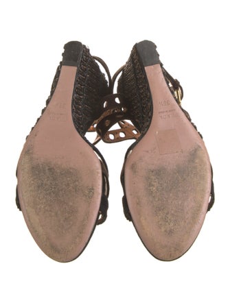 Prada Suede Lasercut Accents Espadrilles