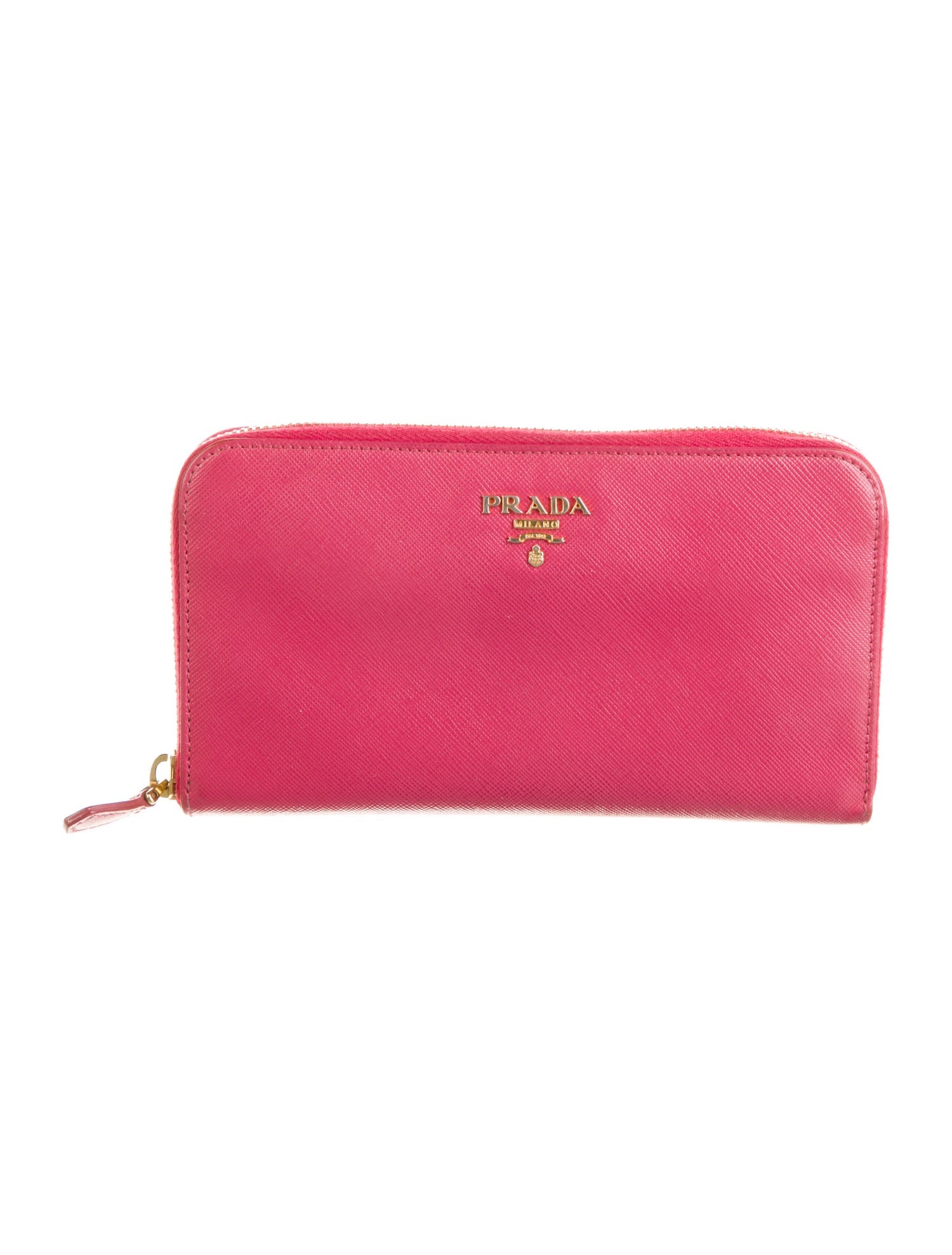 Prada Saffiano Cuir Leather Continental Wallet