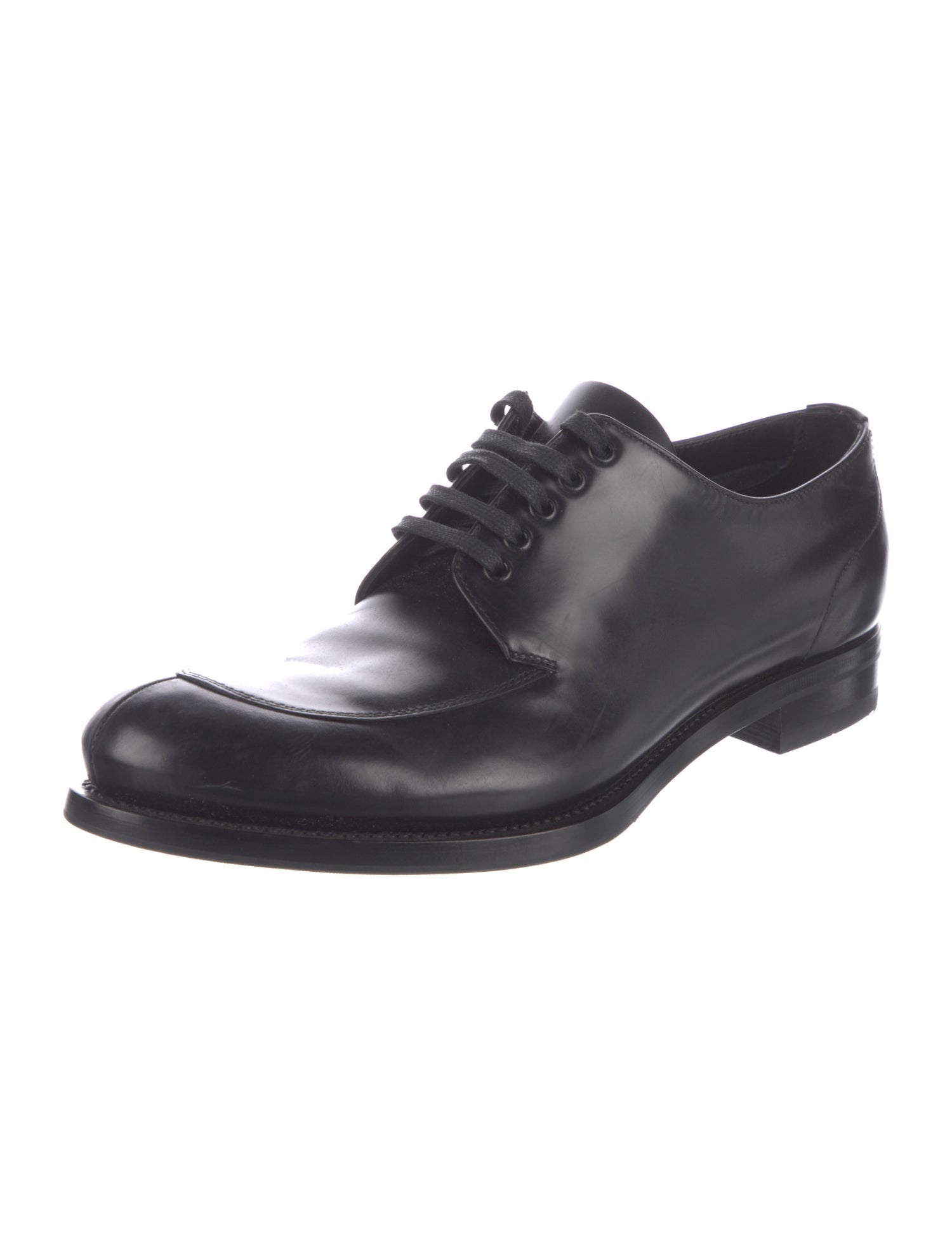 Prada Leather Derby Shoes