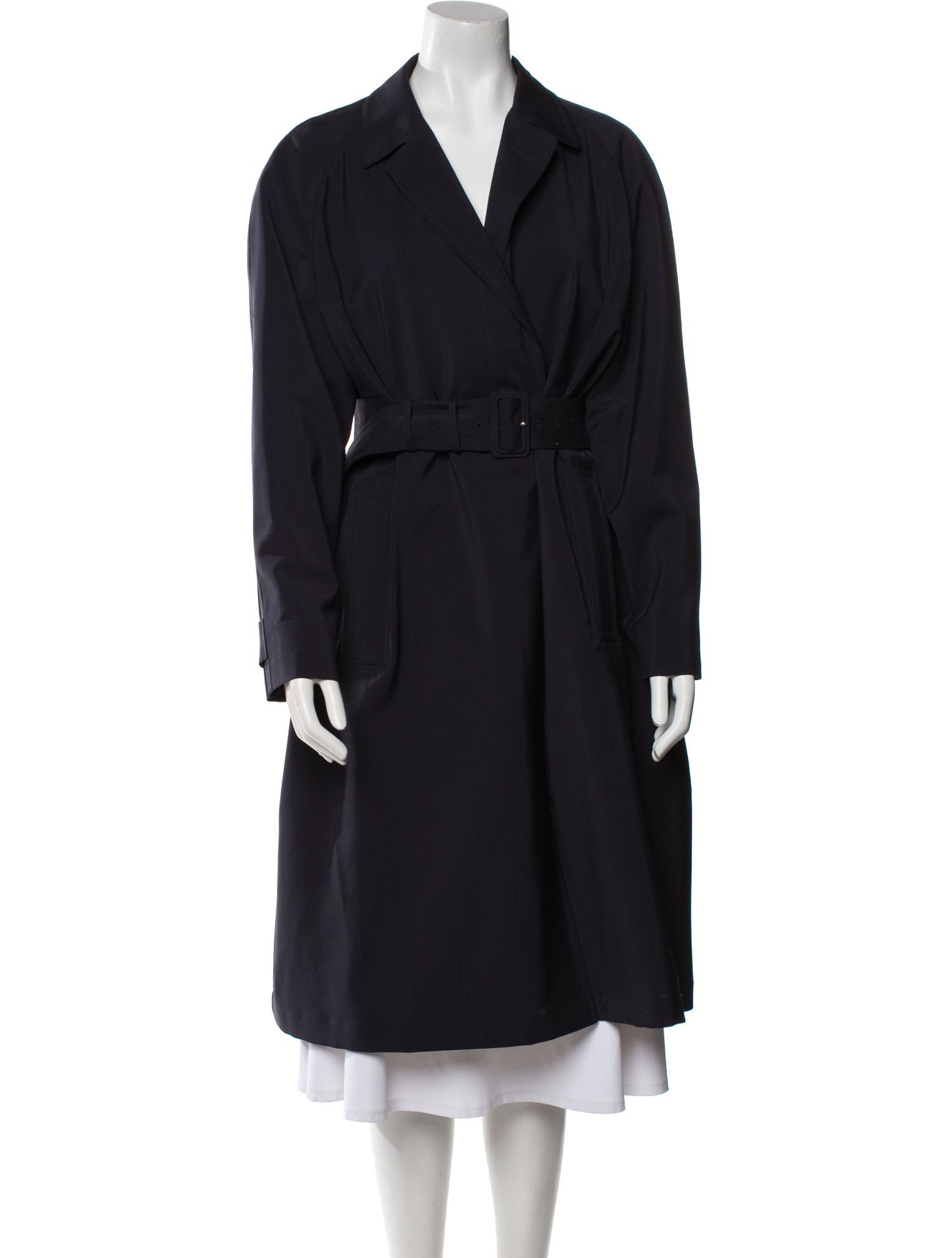 Prada 2023 Virgin Wool Trench Coat