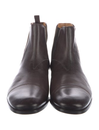 Prada Leather Chelsea Boots