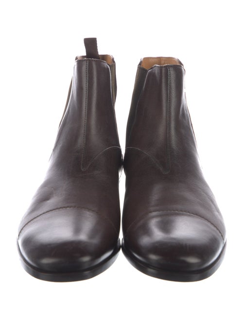 Prada Leather Chelsea Boots