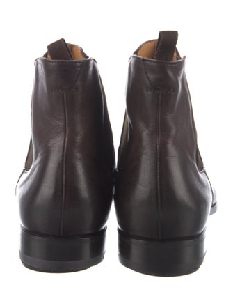 Prada Leather Chelsea Boots