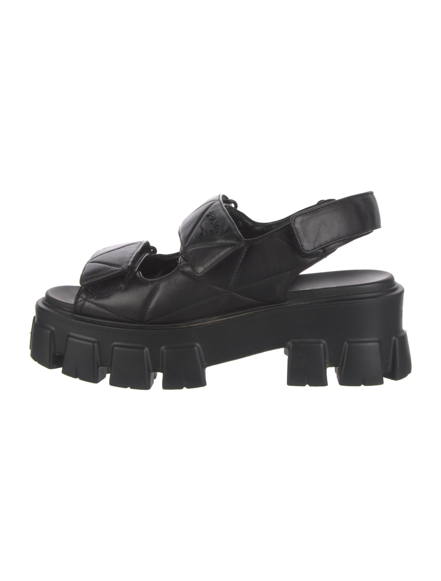 Prada Leather Slingback Sandals