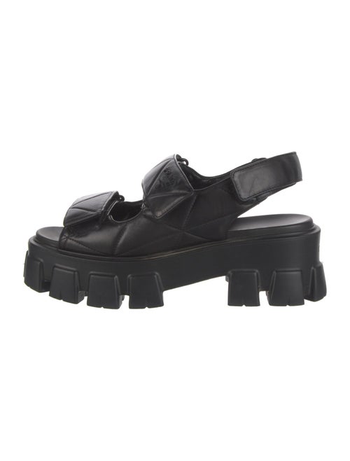 Prada Leather Slingback Sandals
