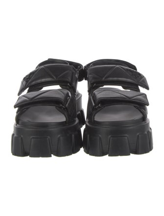 Prada Leather Slingback Sandals
