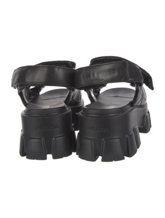 Prada Leather Slingback Sandals