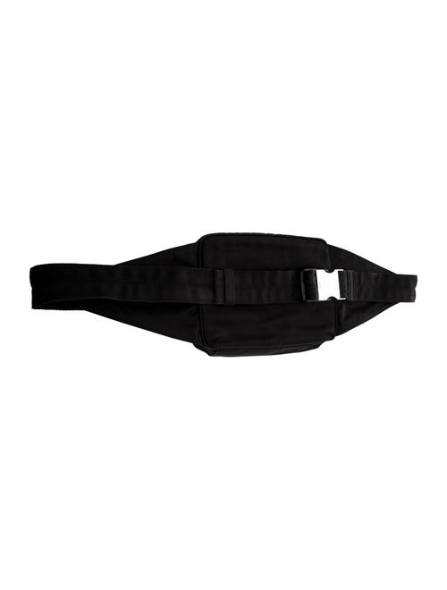 Prada Enameled Metal Triangle Belt Bag