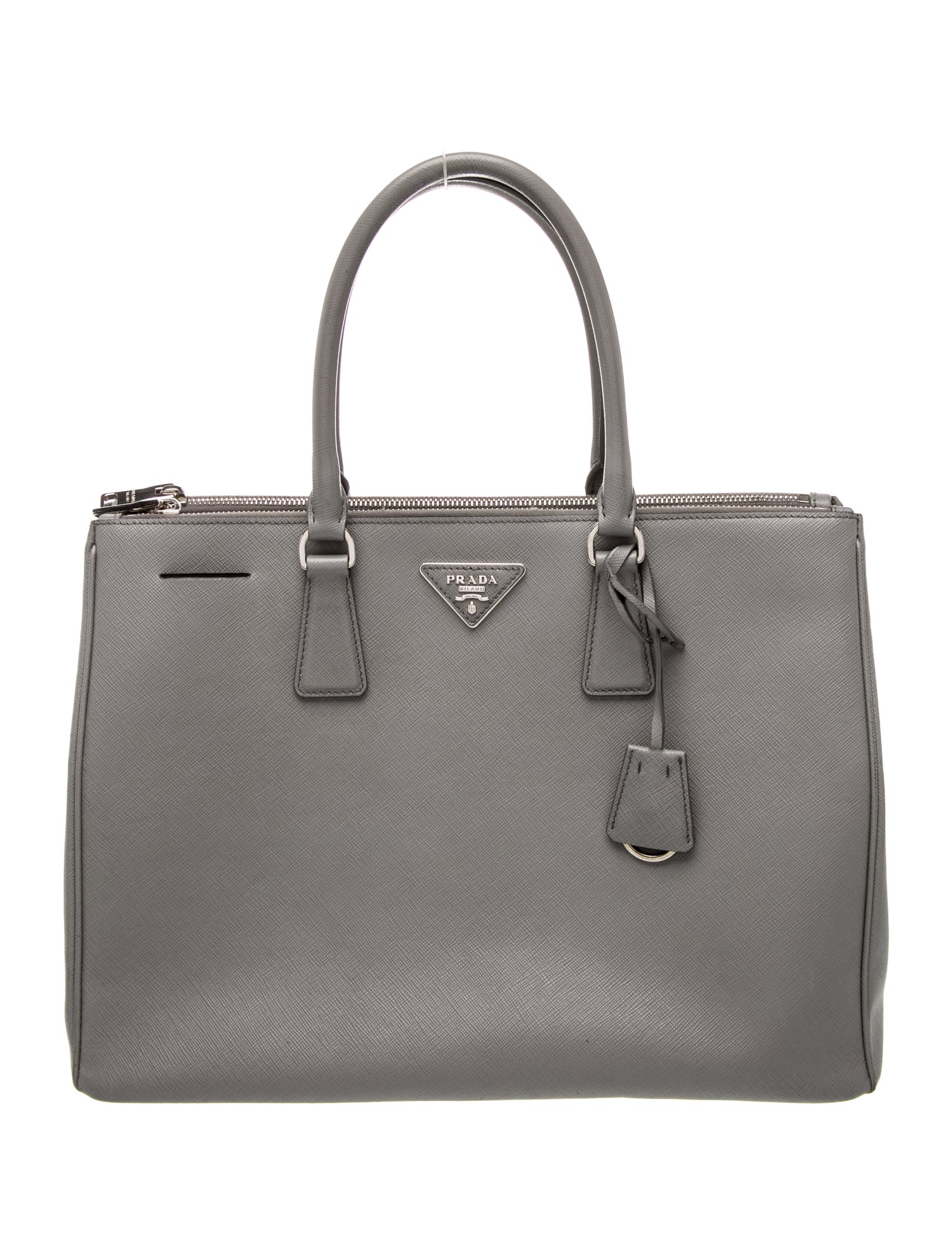 Prada Saffiano Leather Galleria Double Zip Large
