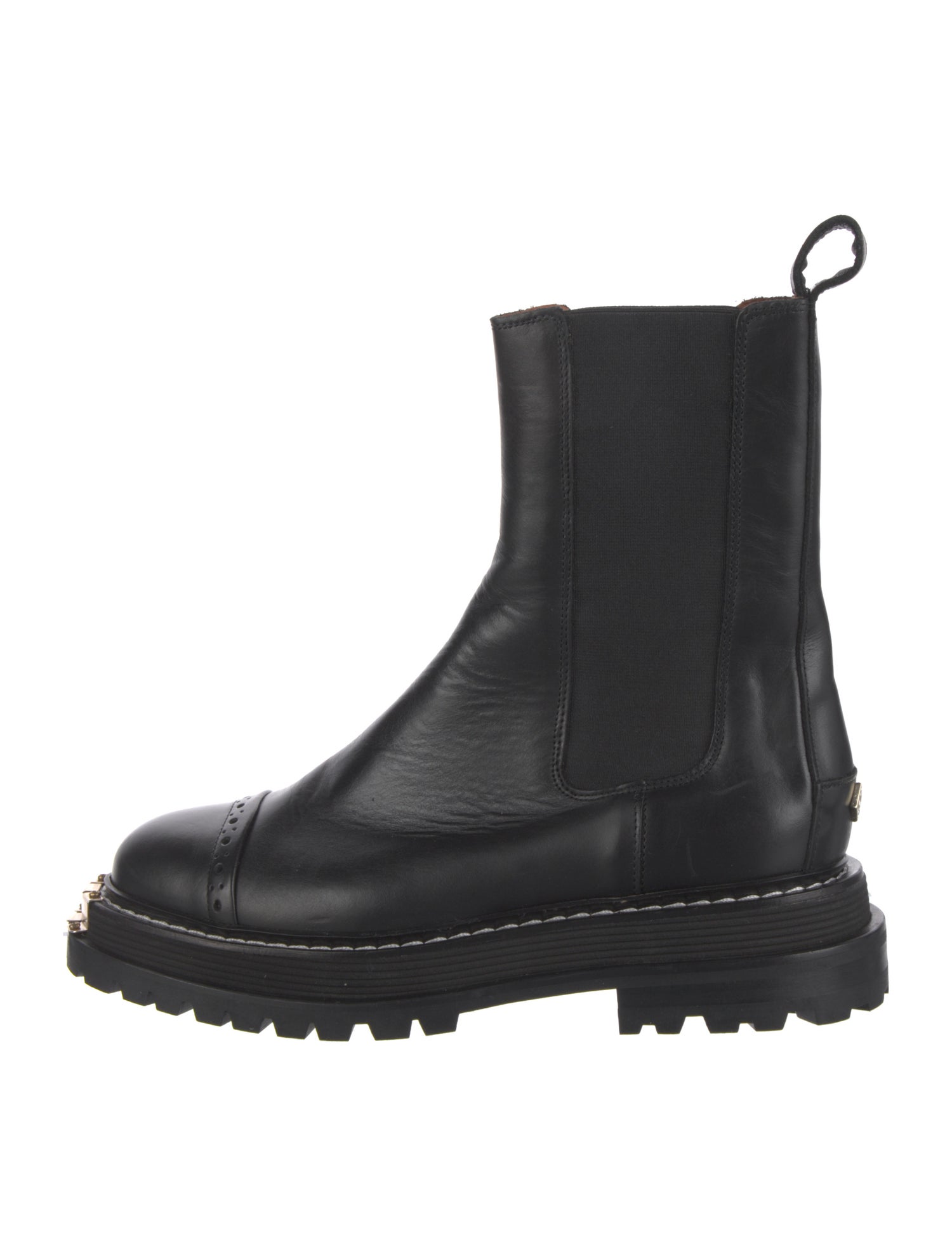 Sandro Leather Chelsea Boots