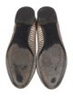 Prada Leather Bow Accents Ballet Flats