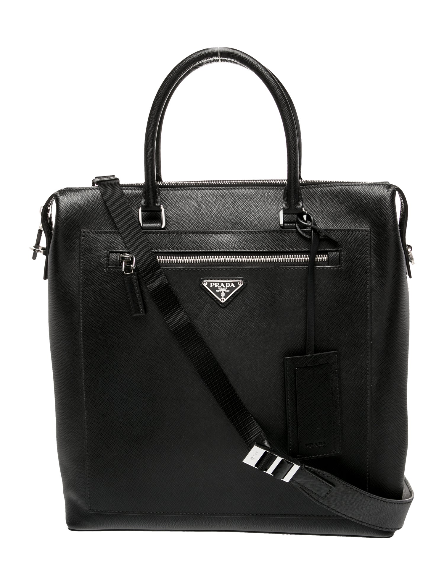 Prada Saffiano Leather Messenger Bag