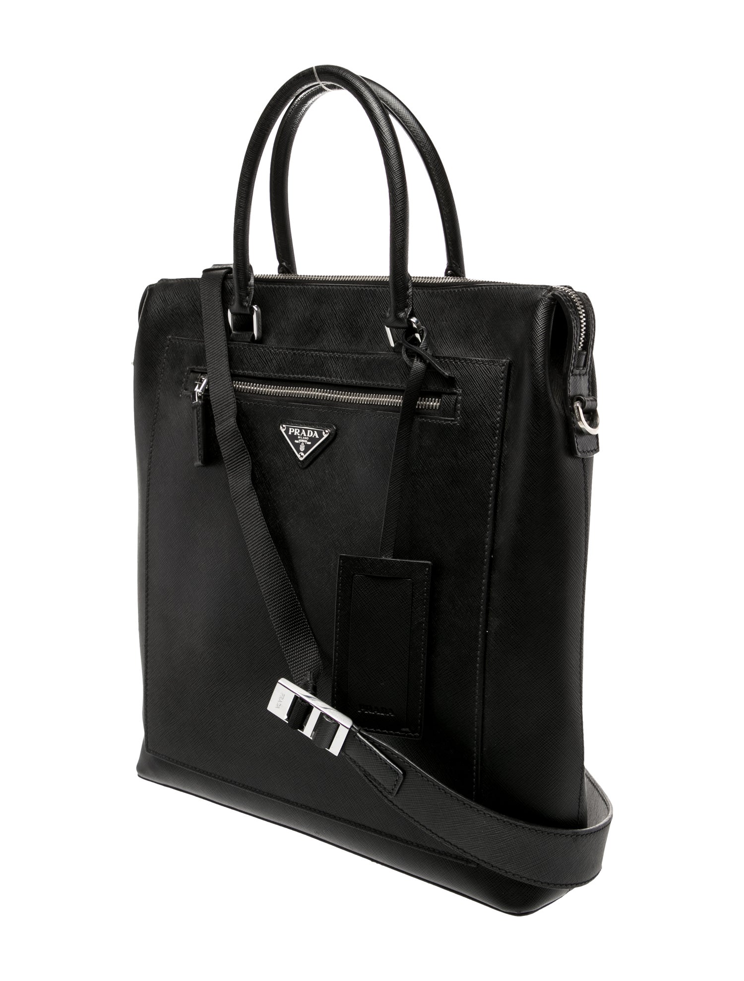 Prada Saffiano Leather Messenger Bag