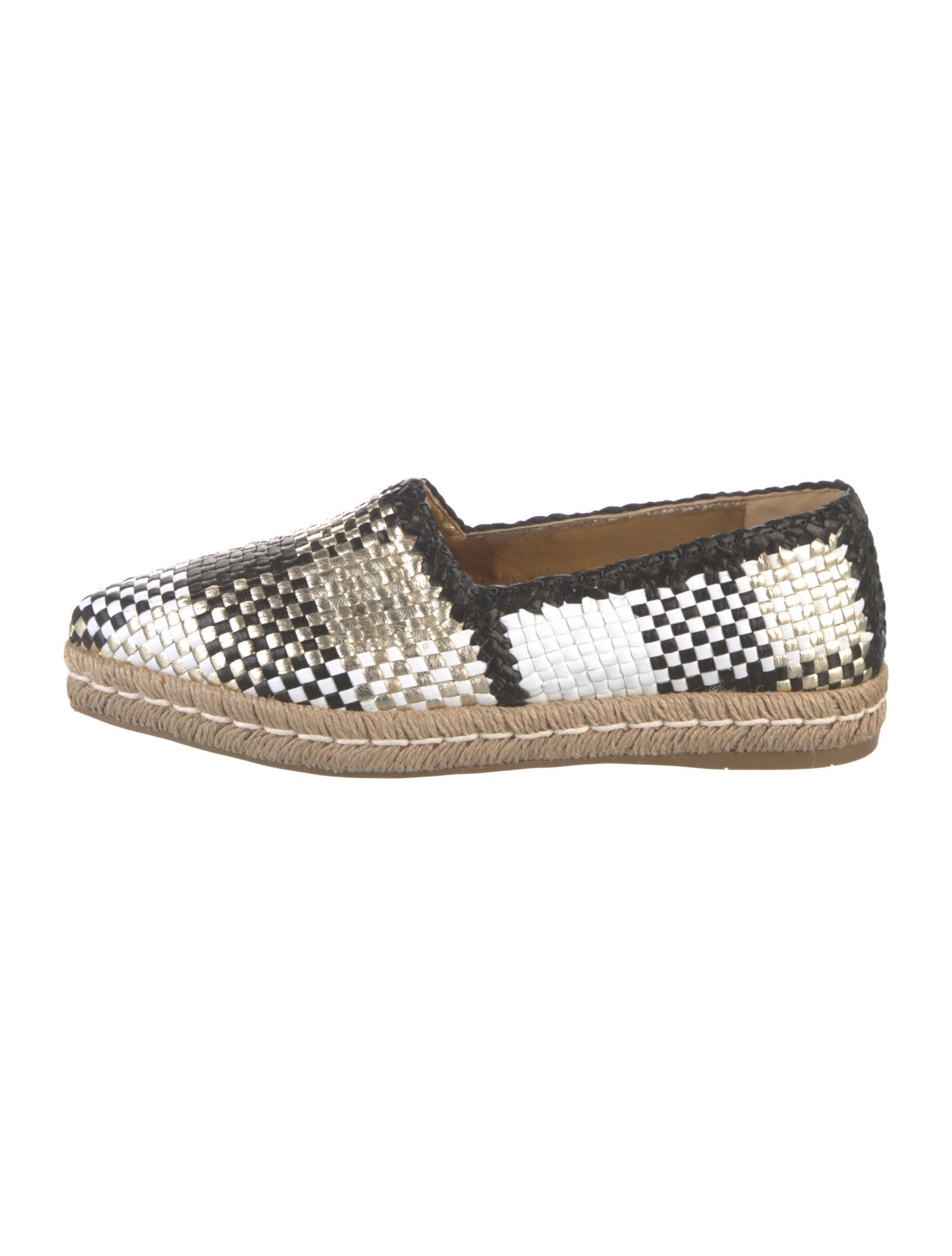 Prada Leather Printed Espadrilles