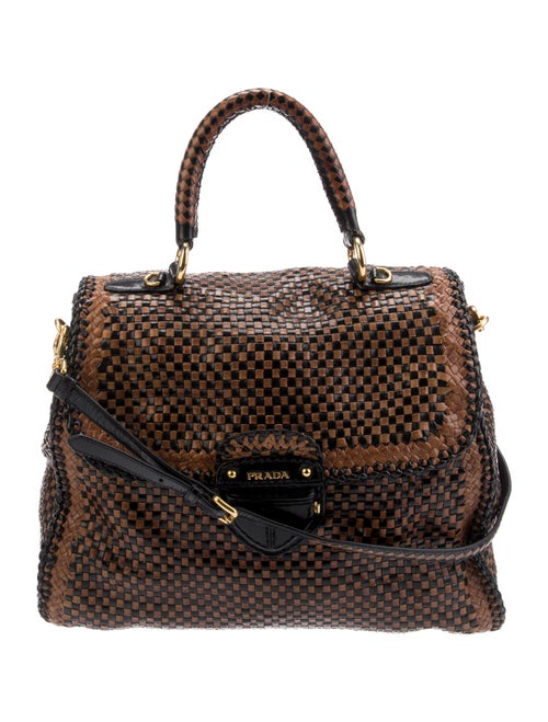 Prada Madras Shoulder Bag