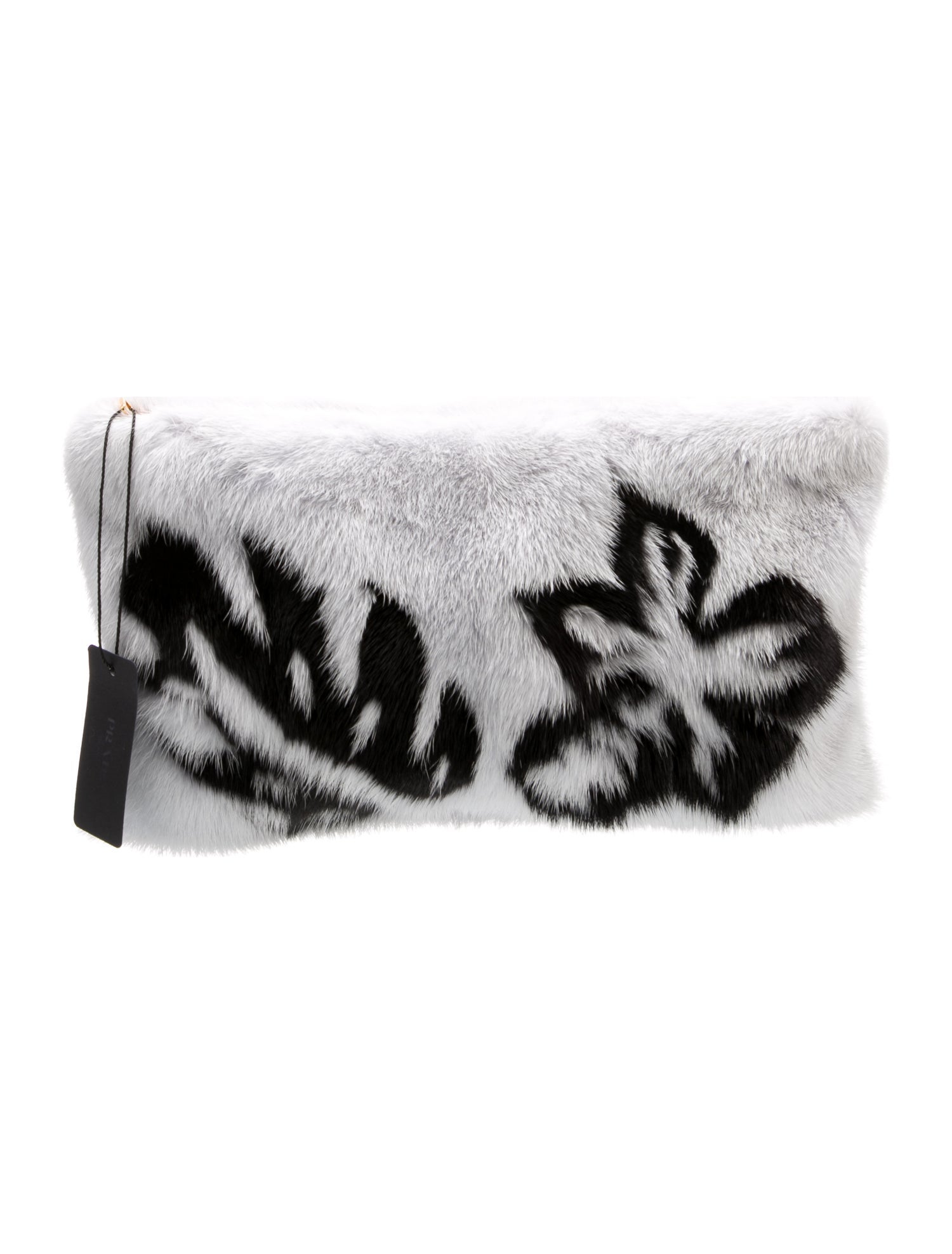 Prada Fur Clutch w/ Tags