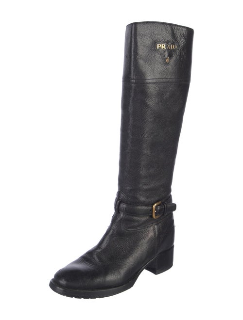 Prada Leather Riding Boots