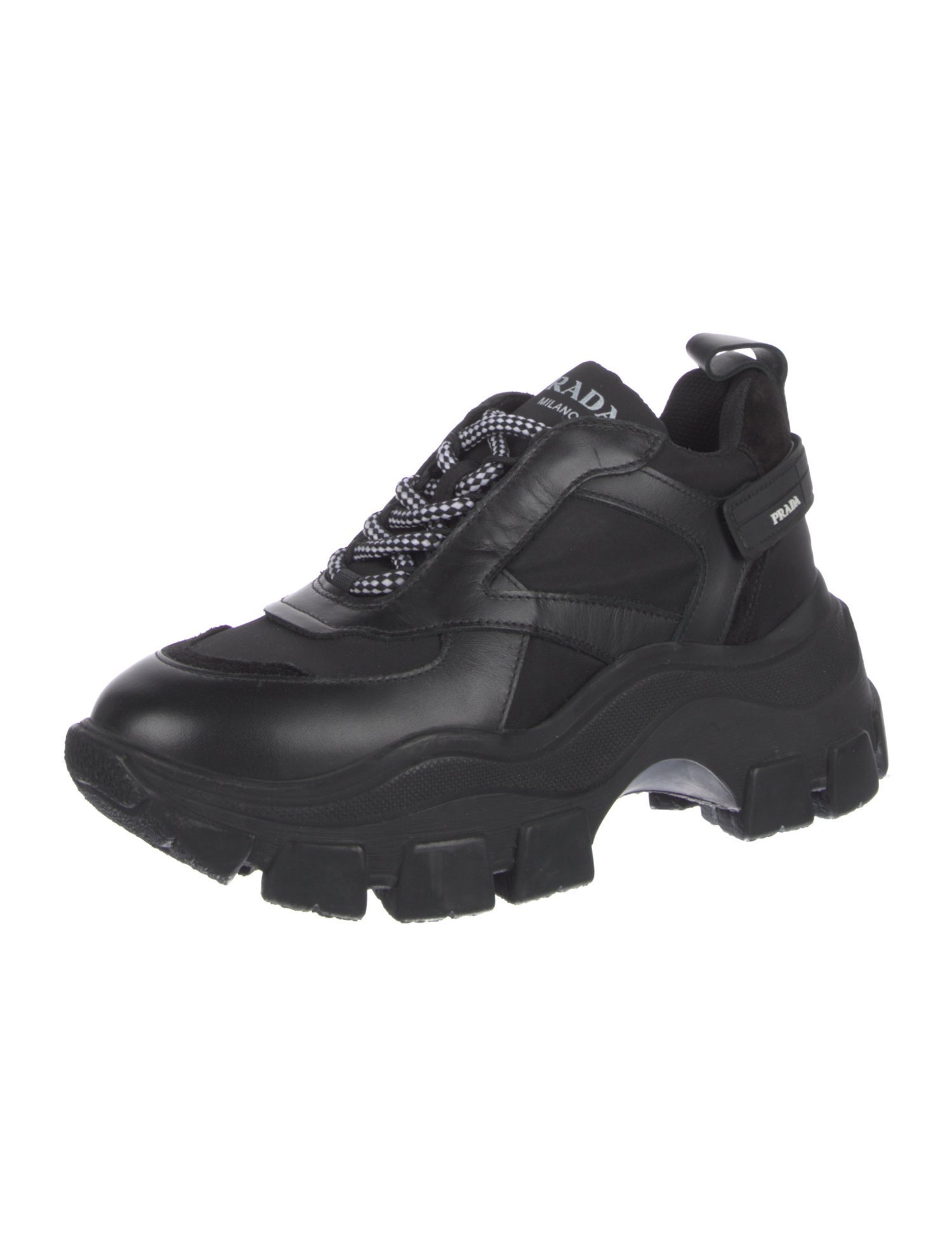 Prada Leather Chunky Sneakers