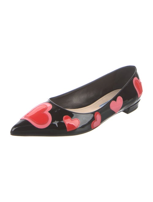 Prada Patent Leather Printed Flats