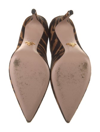 Prada Ponyhair Animal Print Pumps