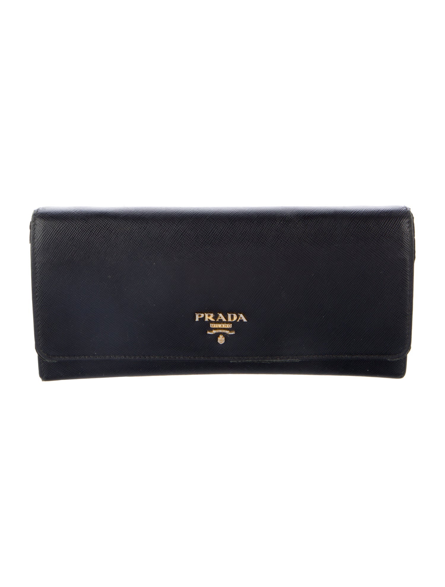 Prada Saffiano Lux Leather Continental Wallet