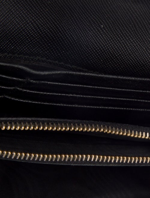 Prada Saffiano Lux Leather Continental Wallet