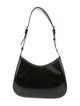 Prada Enameled Metal Triangle Cleo Medium