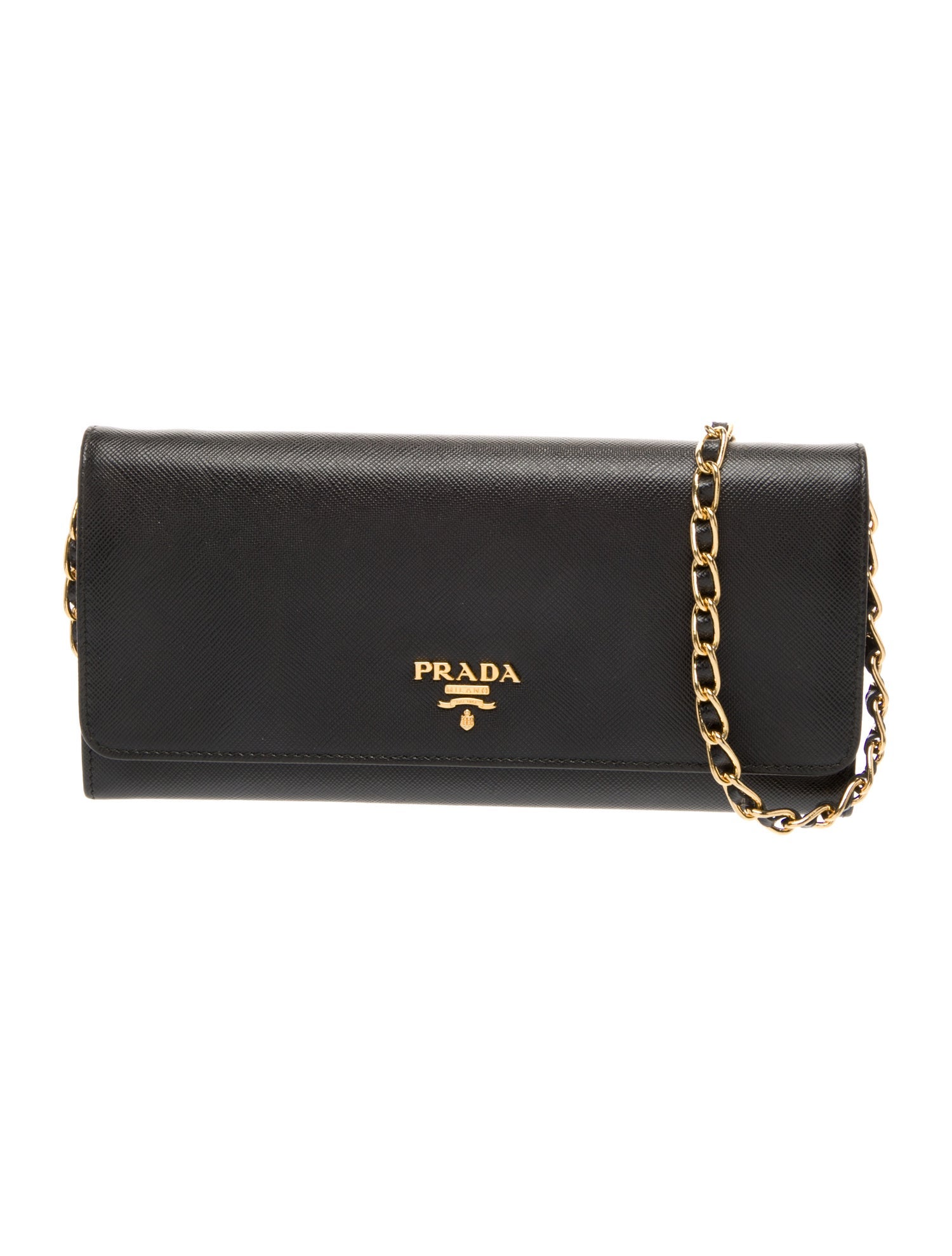 Prada Saffiano Metal Leather Wallet