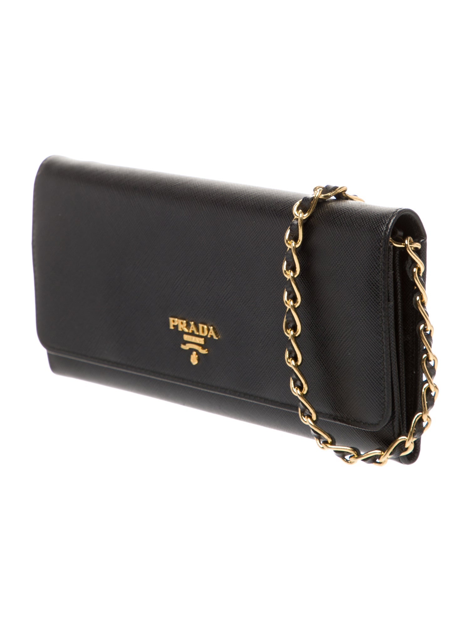 Prada Saffiano Metal Leather Wallet