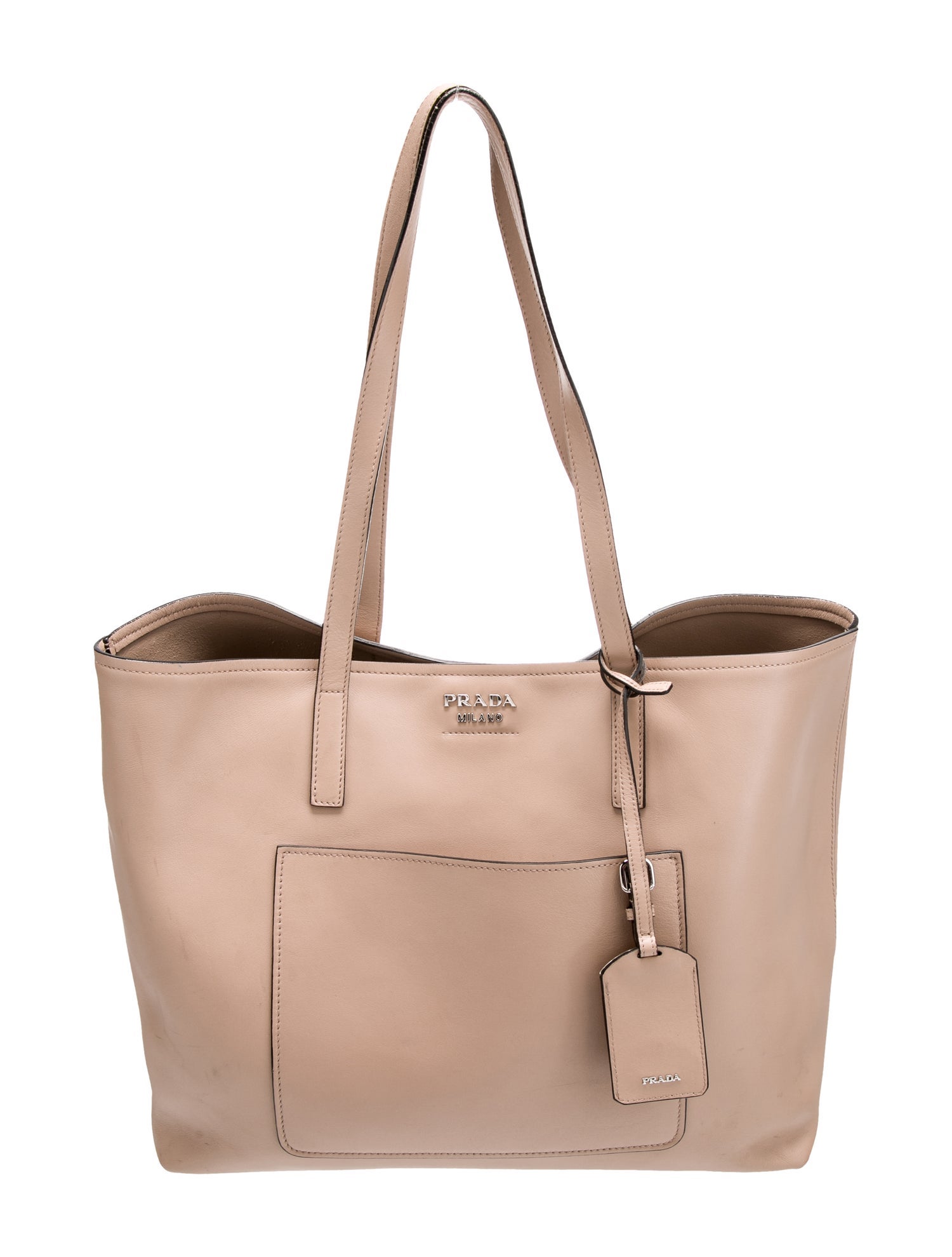 Prada City Calf Leather Tote