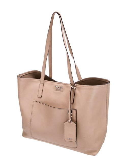 Prada City Calf Leather Tote