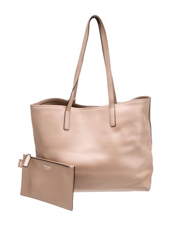 Prada City Calf Leather Tote