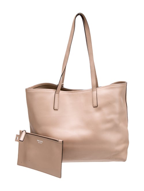 Prada City Calf Leather Tote